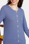 Zivame Cosy Rib Knit Poly Loungewear Top - Velvet Morning — thumbnail 5